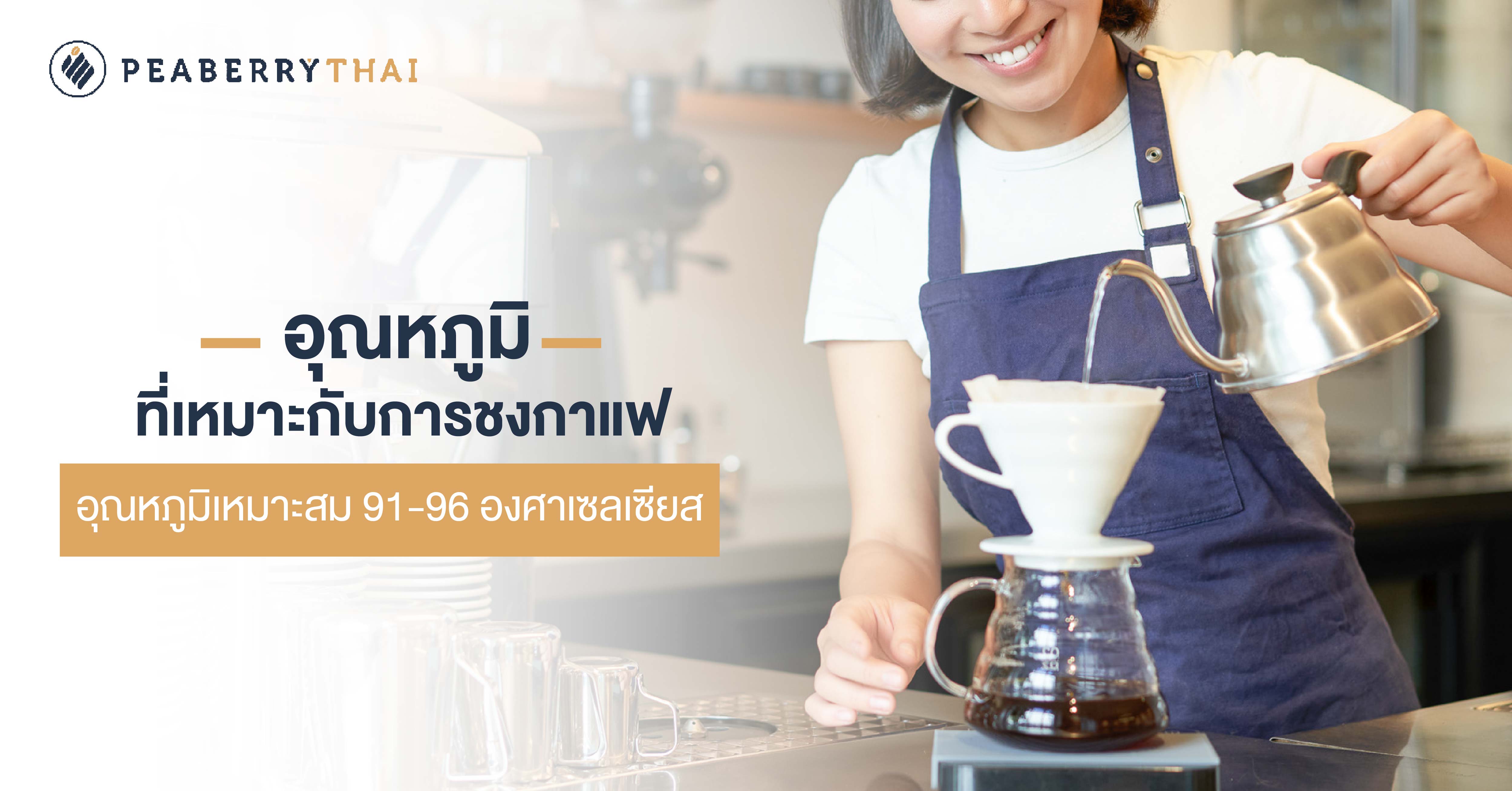 อุณหภูมิที่เหมาะกับการชงกาแฟ