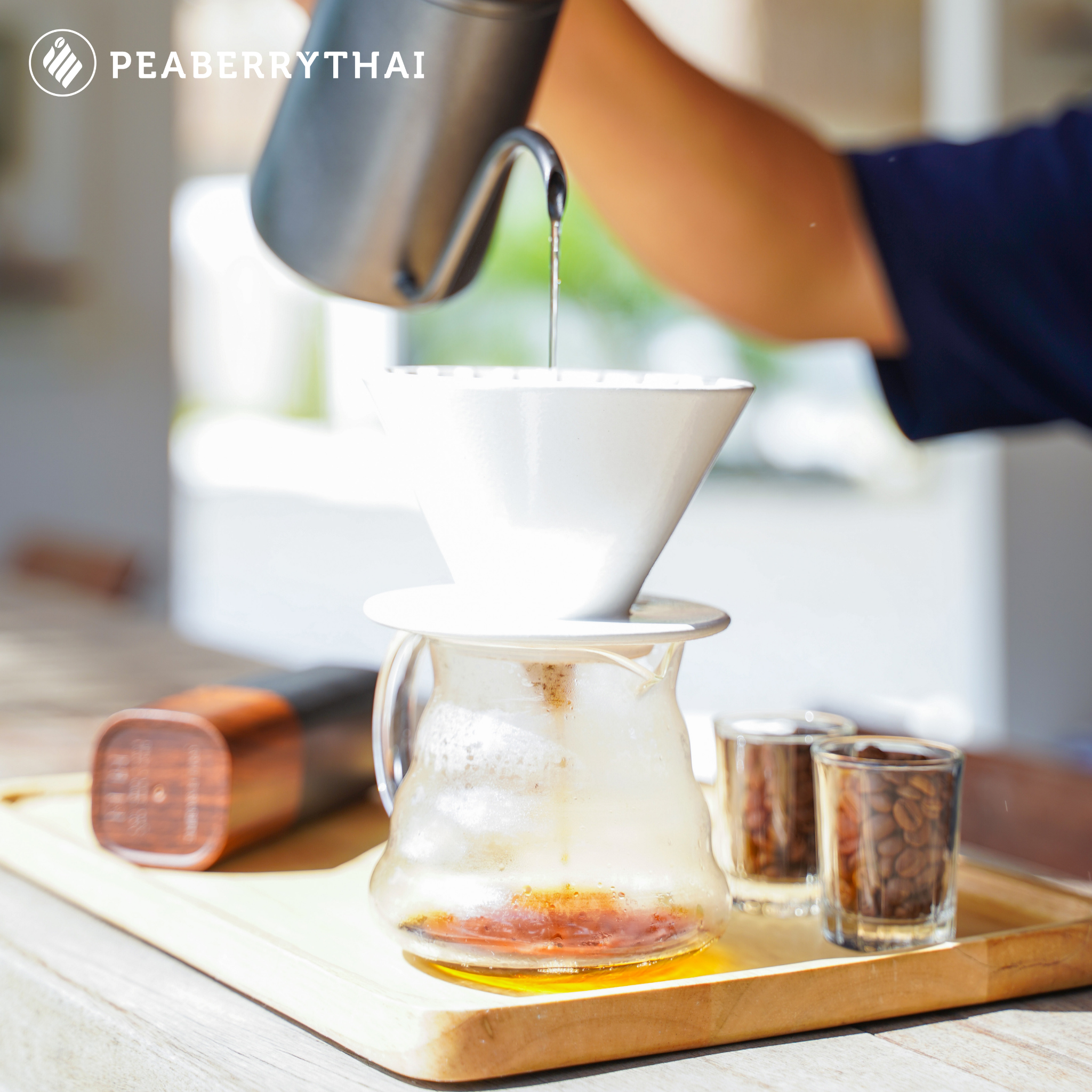 เทคนิคการดริปกาแฟคั่วอ่อนให้รสชาติเด่น