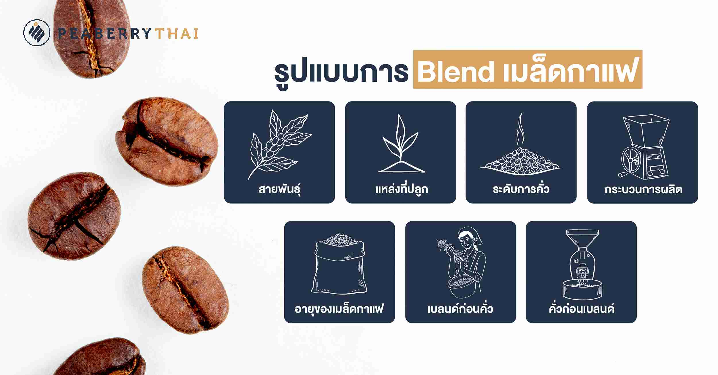  รูปแบบการ Blend เมล็ดกาแฟ 