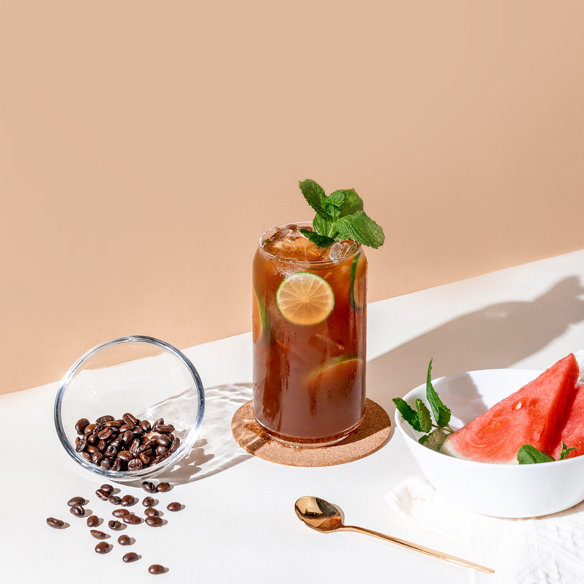 watermelon syrup coffee