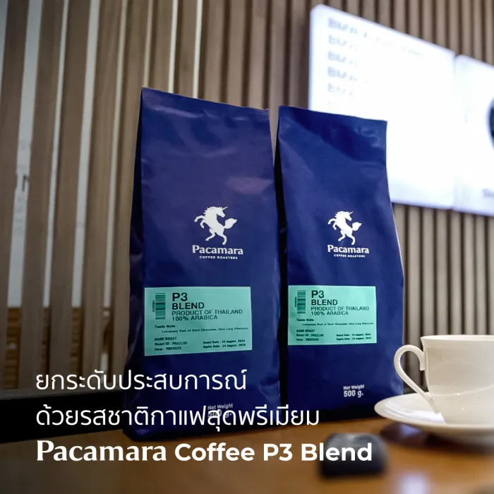 ยกระดับประสบการณ์ด้วยรสชาติกาแฟสุดพรีเมียม Pacamara Coffee P3 Blend