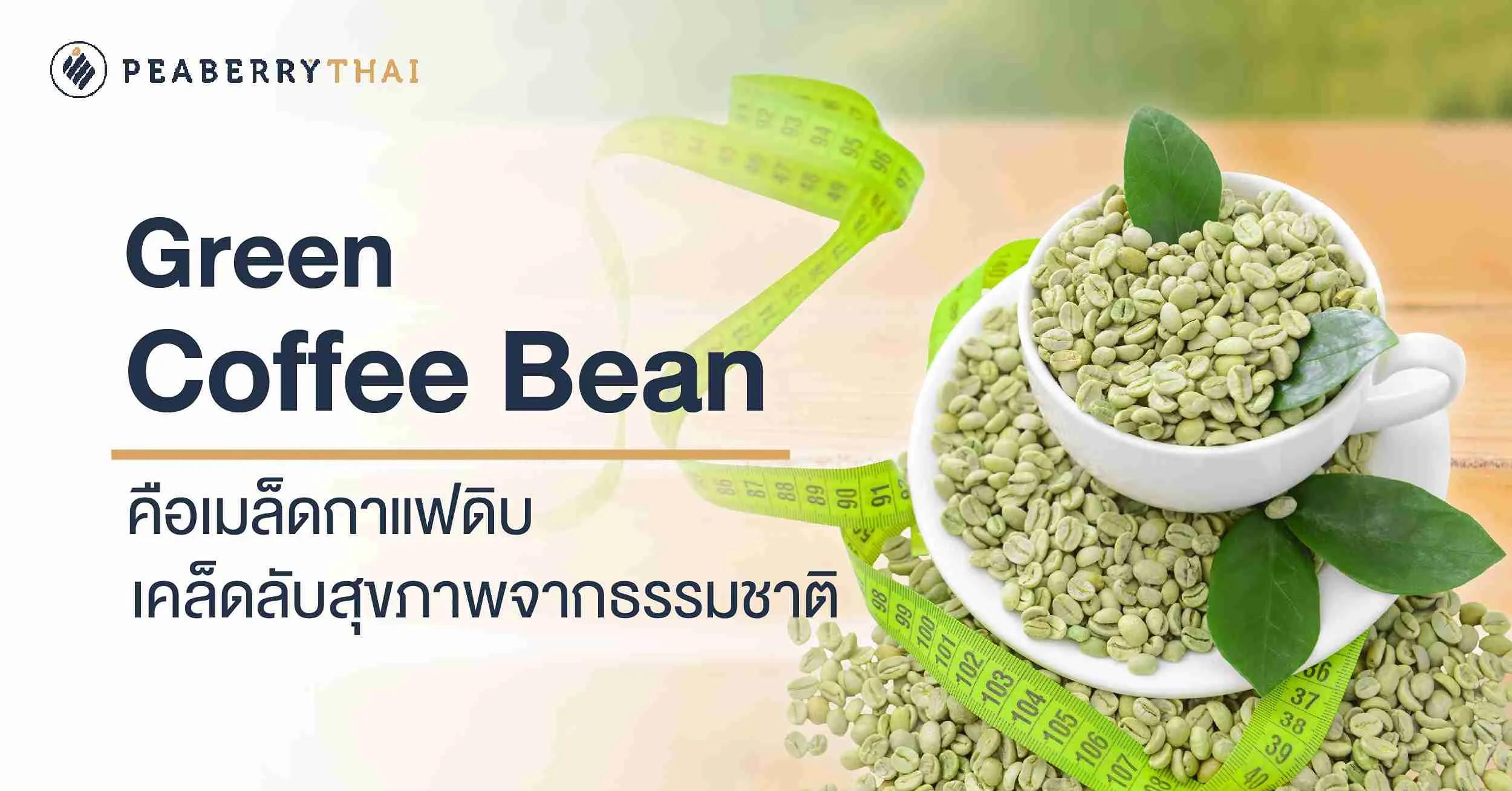 Green Coffee Bean คือเมล็ดกาแฟดิบ เคล็ดลับสุขภาพจากธรรมชาติ