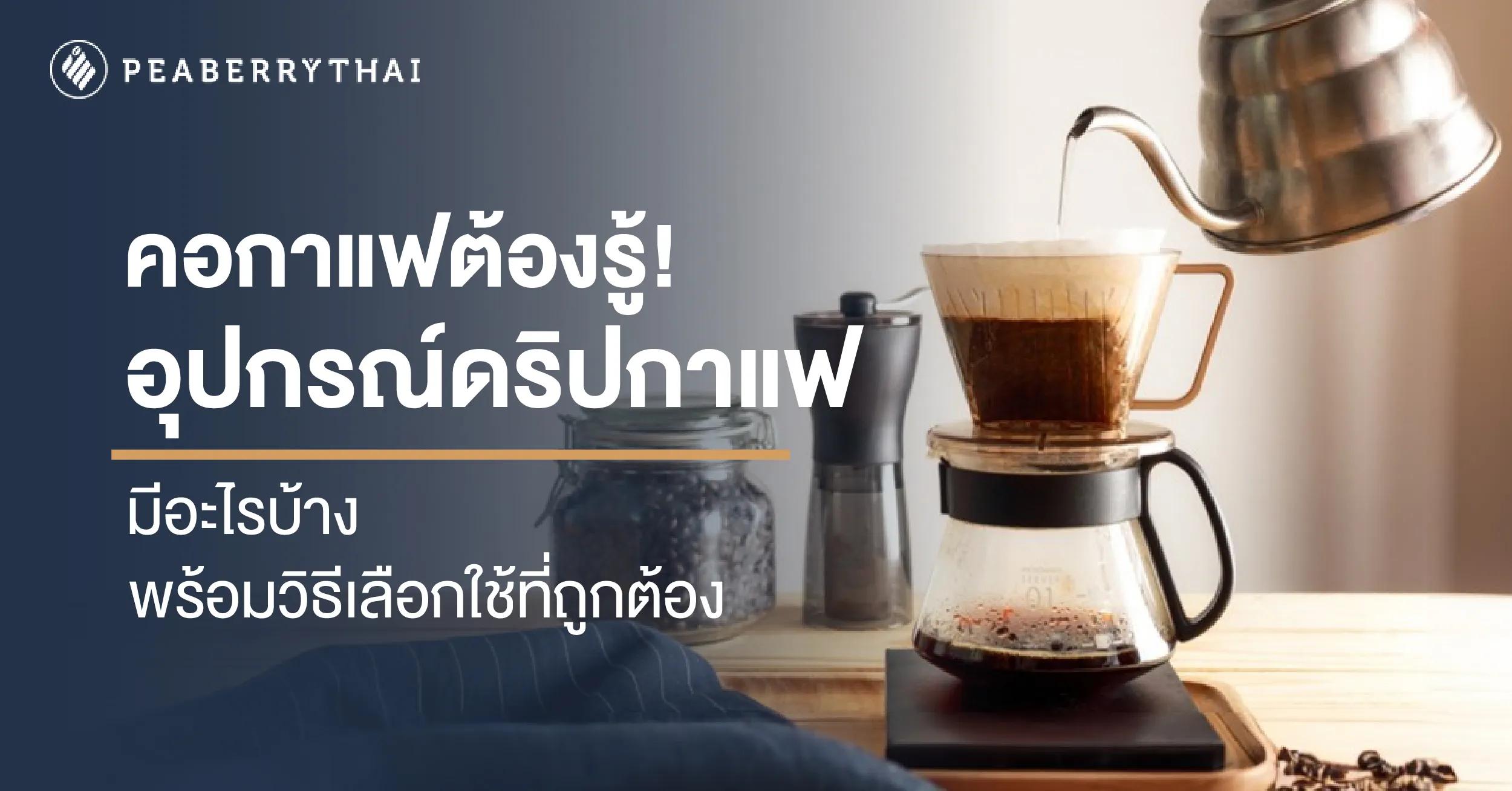 อุปกรณ์ ด ริ ป กาแฟ